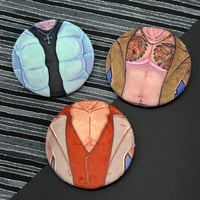 Image 1 of Squishy Booba Plush Pinback Buttons