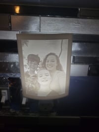 Image 5 of Custom Personalized 3d printed Lithophane picture night light