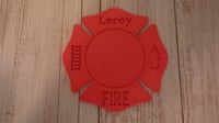 Image 3 of Fire Department Coasters Personalized with Department name