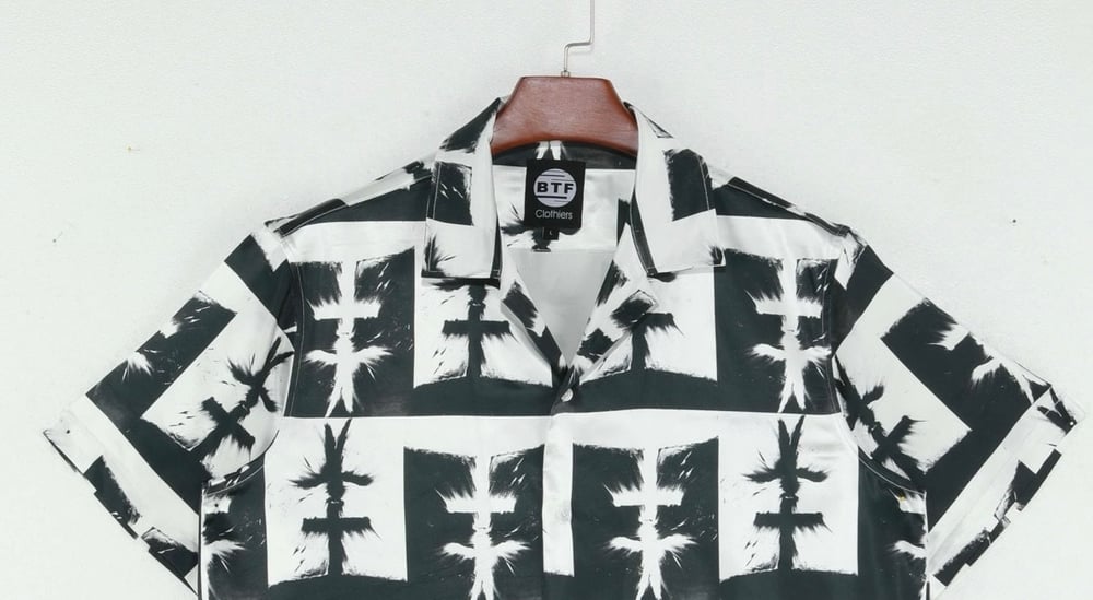 Image of BTF - Mind of a Maniac Silk Bowling Shirt