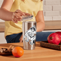 Image 2 of F*CK GREG ABBOTT LUFFY STICKER