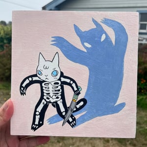 Image of 8X8 Painting - Dark Shadow
