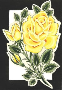 KENNY VOLLAND: Yellow rose