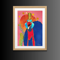 Image 3 of Cassowary Fine art print