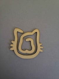 Wooden Cat Bookmark