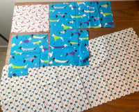 Fun Assorted Lot of Vintage Dog Fabrics