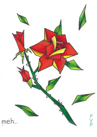 MIKE HAND: Oragami rose