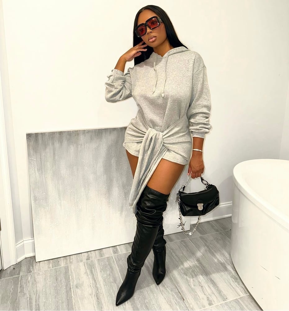 Courtney Sweatshirt Dress | Janai Nicole Collection Courtney Sweatshirt Dress | Janai Nicole Collection