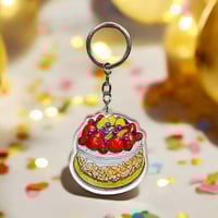 Image 1 of Fruit Gateau Keyring