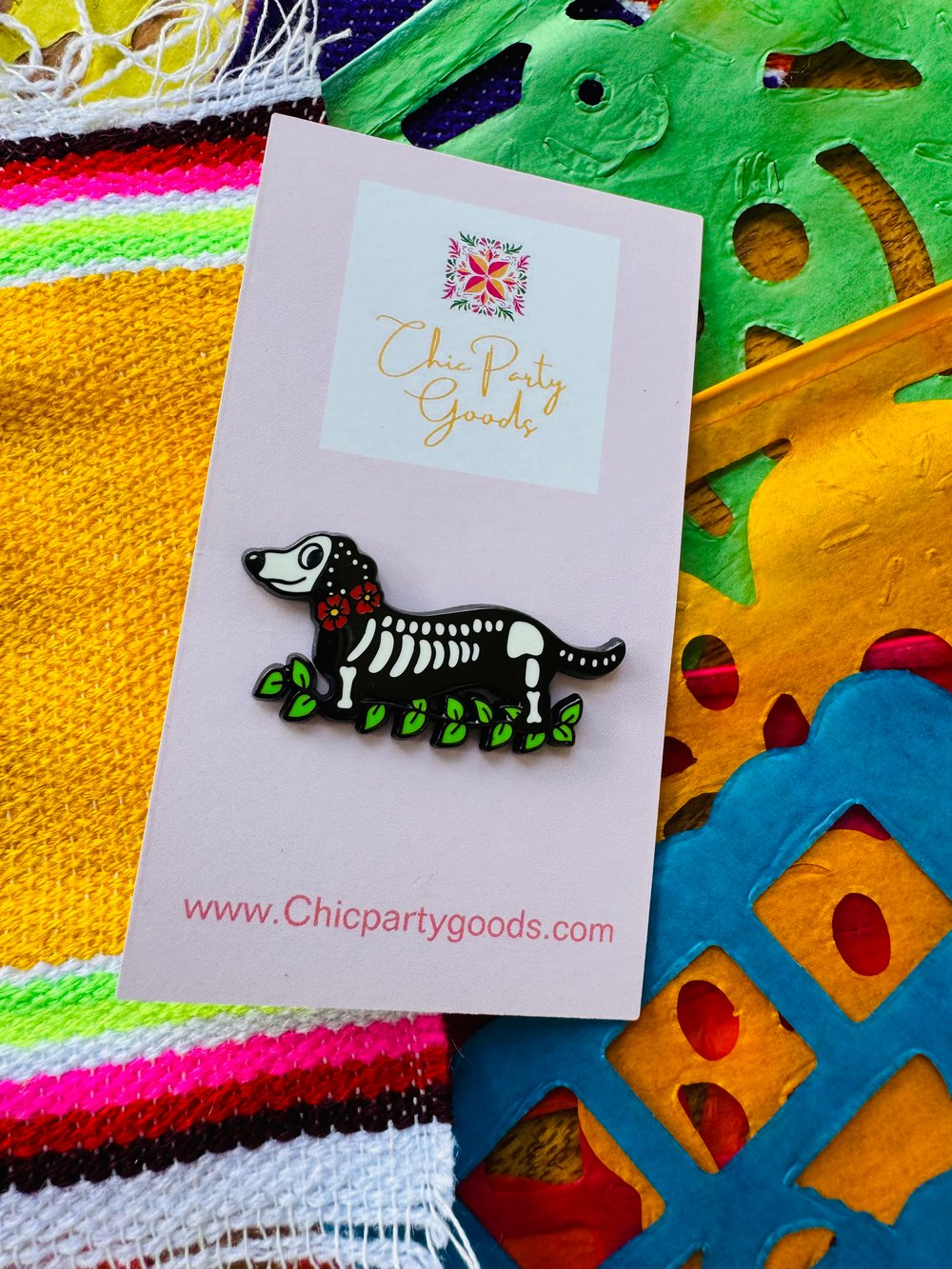 Pet Day Of The Dead Pin