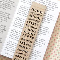 Image 8 of Melbourne Bookmark. Melbourne Souvenir. Australian Made. 