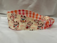 Image 1 of Lucky Cat Reversible Headband