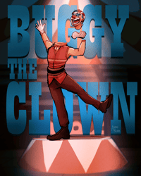 Buggy the Clown Print (FINAL SALE)