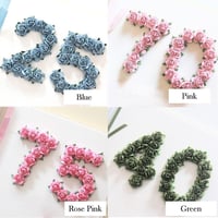 Image 6 of Handmade 20th Wedding Anniversary Card. China Anniversary Gift. 8 Colours. 