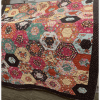 Image 4 of HEXI-COOKIES Quilt Pattern 64"x68" by Carrie-Along-Quilts Inc.