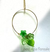 Image 3 of Vintage handblown Murano bead pendant necklace