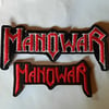 Manowar logo patch