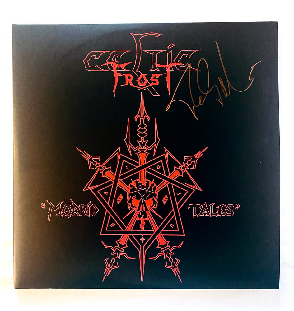 Image of CELTIC FROST - Morbid Tales - COLLECTOR'S EDITION: GATEFOLD, RED, DOUBLE LP SIGNED