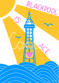 Blackpool Is Ace Print