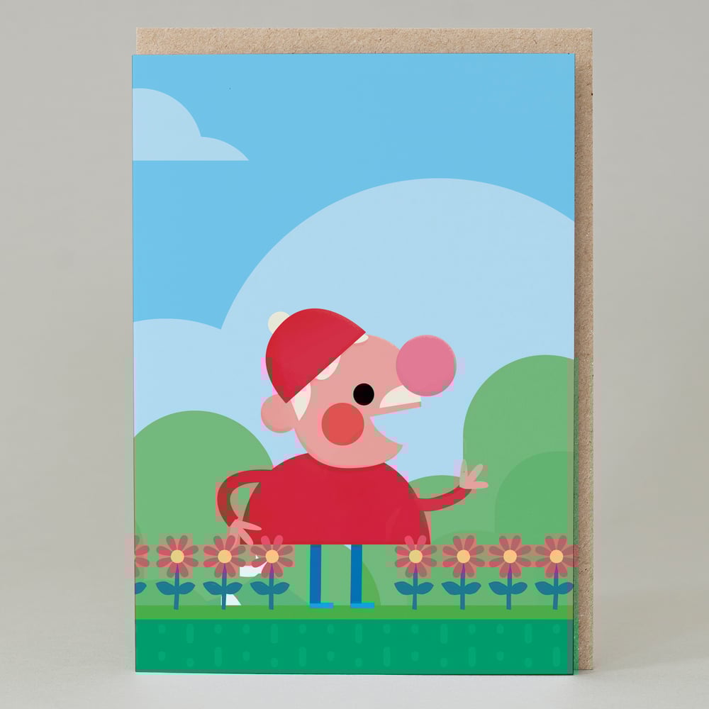 Image of Smell the flowers - Walker (Card)