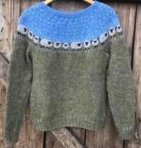 Image 1 of Shepherd Icelandic wool sweater - Frost green - Ready to ship