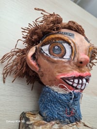 Image 9 of Eggs Custom Made Art Doll. The Box Trolls Fan Art Collectables. Hand Painted Doll