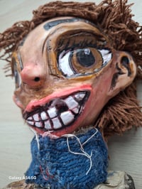 Image 17 of Eggs Custom Made Art Doll. The Box Trolls Fan Art Collectables. Hand Painted Doll
