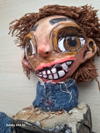 Image 19 of Eggs Custom Made Art Doll. The Box Trolls Fan Art Collectables. Hand Painted Doll
