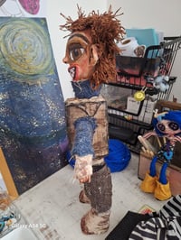 Image 15 of Eggs Custom Made Art Doll. The Box Trolls Fan Art Collectables. Hand Painted Doll