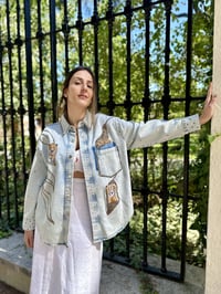 Image 2 of Tiger strass jacket, Hand embroidered jacket