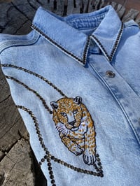 Image 5 of Tiger strass jacket, Hand embroidered jacket