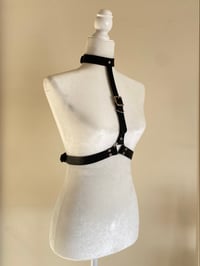Image 1 of Leather Body Harness (V.1) - BDSM Kinky Play Gear