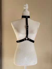 Image 2 of Leather Body Harness (V.1) - BDSM Kinky Play Gear