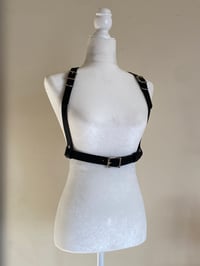 Image 1 of Leather Body Harness (V.2) - BDSM Kinky Play Gear