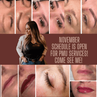 Image 1 of November Schedule for Microblading & all Permanent Makeup