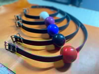 Image 1 of (Training Set) Classic Leather Single Strap Ball Gag 