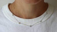 Image 3 of STARS CHAIN NECKLACE IN SILVER 