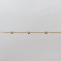 Image 3 of STAR CHAIN NECKLACE IN GOLD