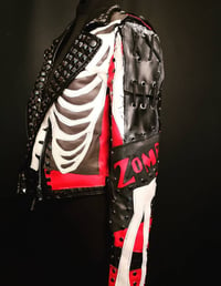 Image 10 of CUSTOM MADE ROB ZOMBIE FAUX LEATHER JACKET