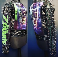 Image 8 of CUSTOM MADE ROB ZOMBIE FAUX LEATHER JACKET