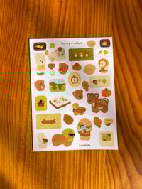Image 3 of Loving nature 🍂 sticker sheet