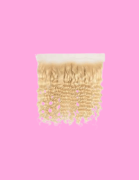 Curly Blonde  HD Frontal