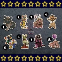 Image 1 of [PREORDER] CIRCUS RODENTS STICKERS