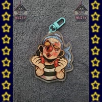 Image 2 of [PREORDER] BUGGY THE CLOWN (ONE PIECE) KEYCHAIN