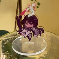 Image 1 of  Homura Kicks Kyubey Spinner Standee