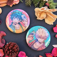 Image 1 of BKDK ALL MIGHT CARD BADGES