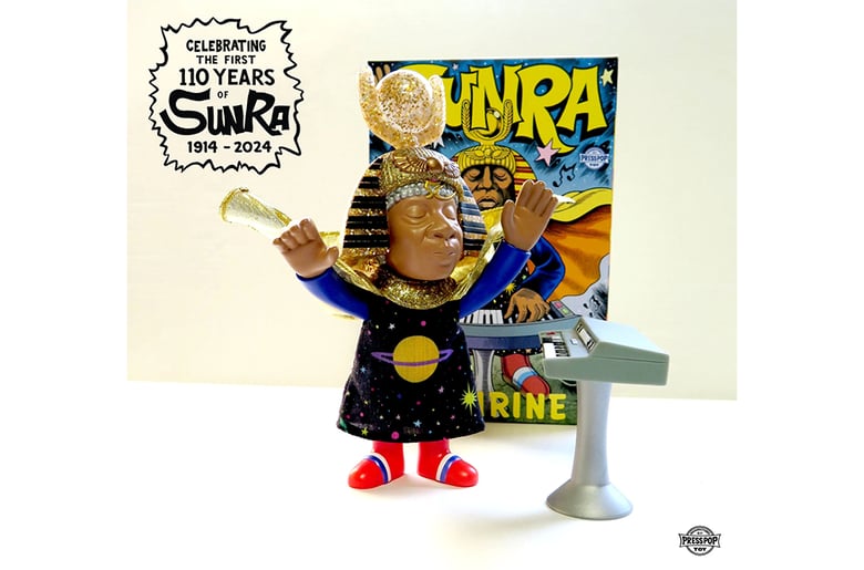 Image of Presspop - Sun Ra 🪐 110th Anniversary Figurine