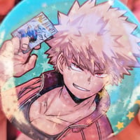 Image 2 of BKDK ALL MIGHT CARD BADGES