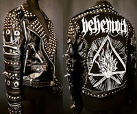 Image 11 of CUSTOM MADE BEHEMOTH FAUX LEATHER BIKER JACKET