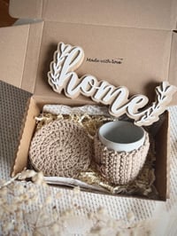 Image 1 of Crochet Mug Cosy Christmas Gift